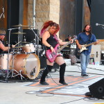 Jasmine Cain playing at Rally Point in Downtown Sturgis, 2015 Sturgis Motorcycle Rally