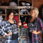 Ole Smokey Moonshine ladies in downtown Sturgis for the Motorcycle Rally