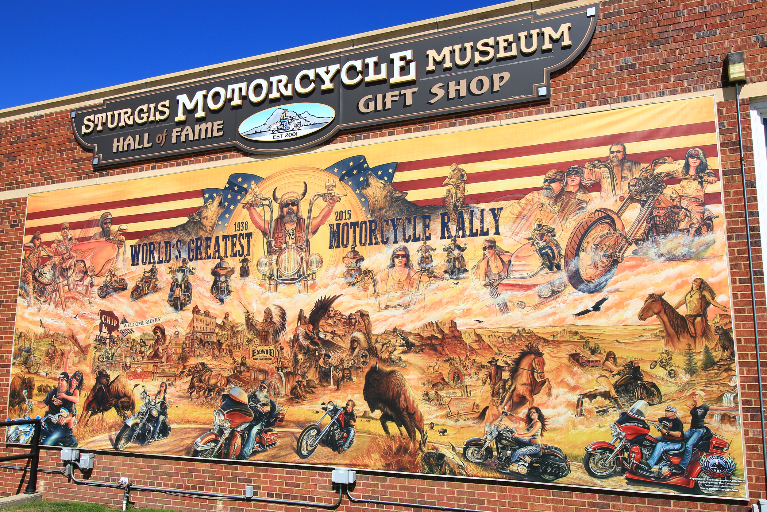 Sturgis Motorcycle Museum from Junction Avenue