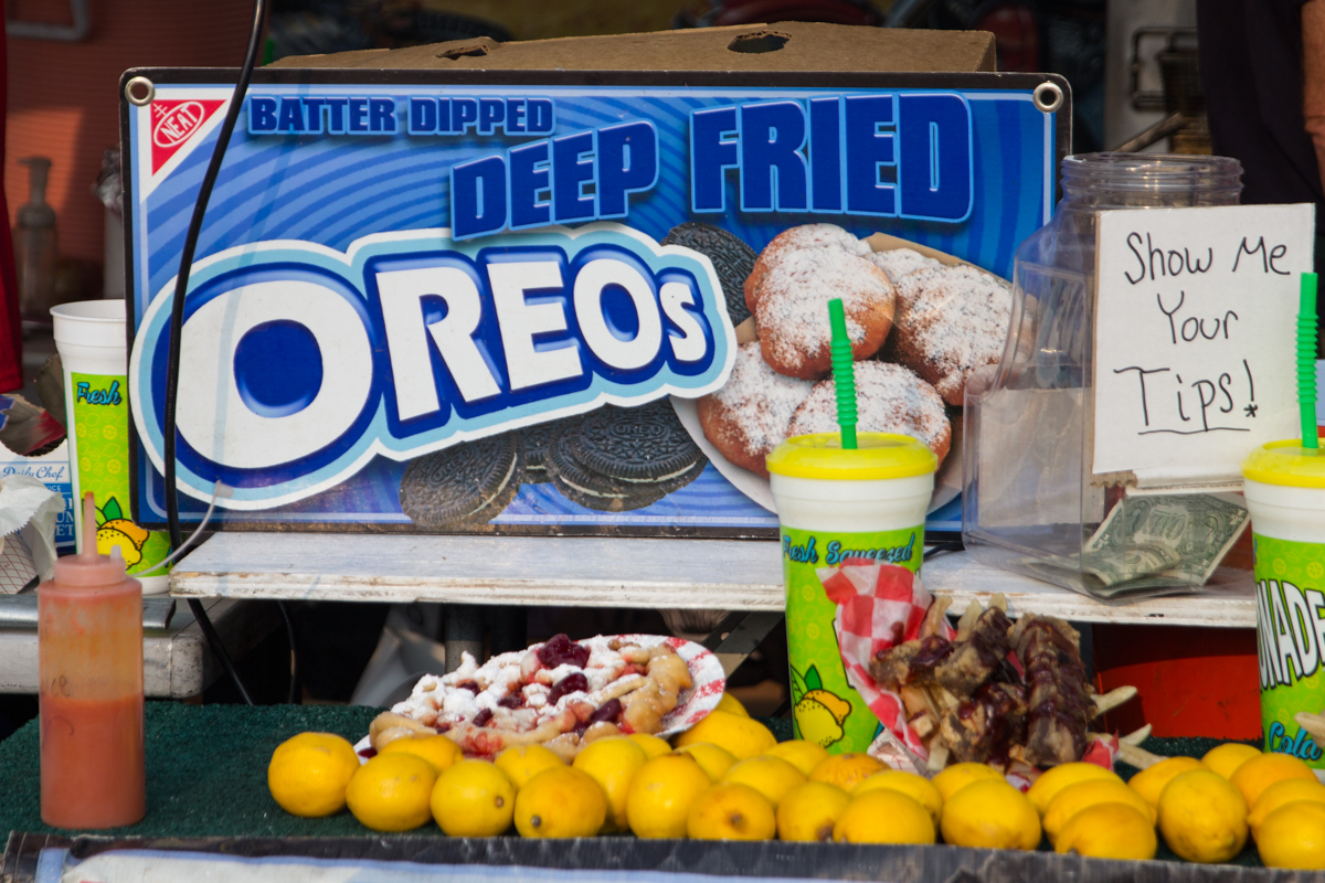 Deep fried Oreos at 2017 Sturgis Motorcycle Rally