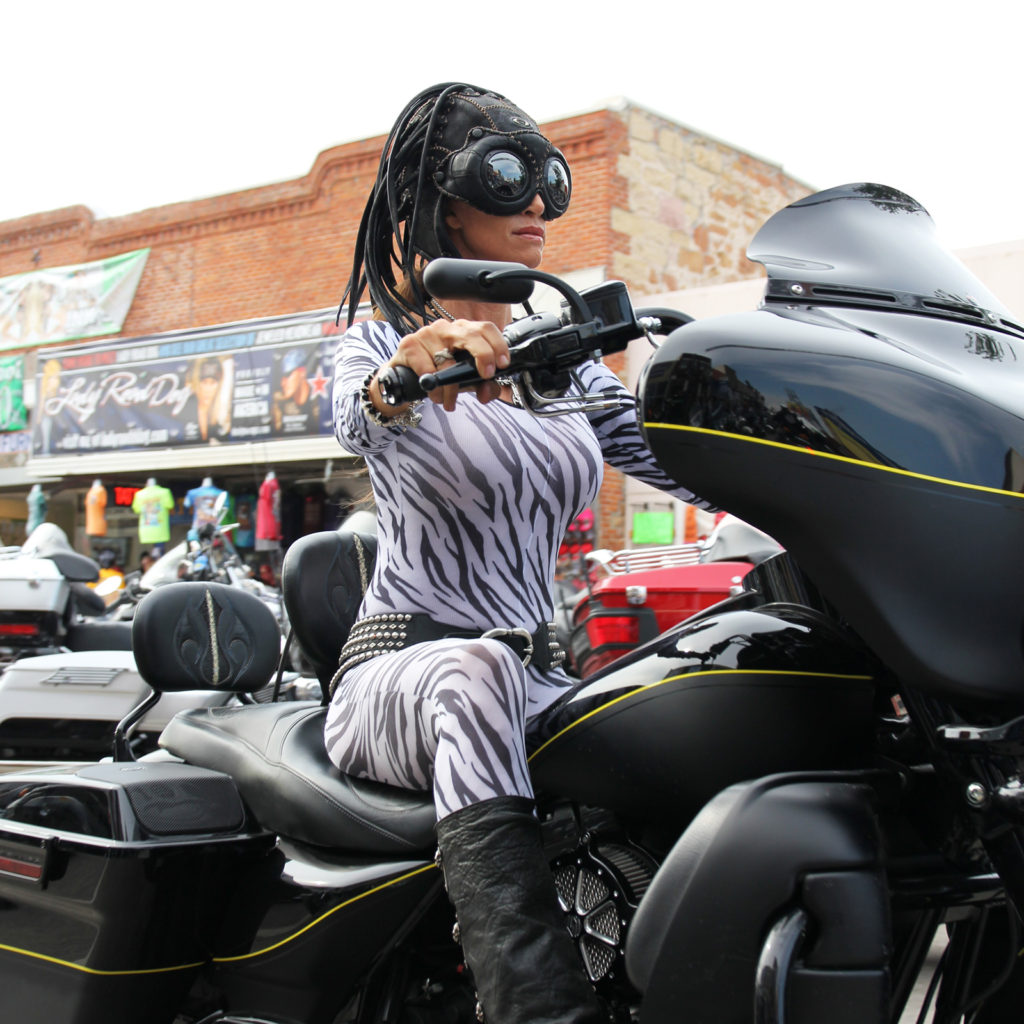 Oakley Medusa Helmet and Eye Protection at the Sturgis Motorcycle Rally